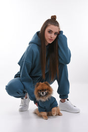 BLUE OVERSIZED SWEATSHIRT HICHIC SweetPants