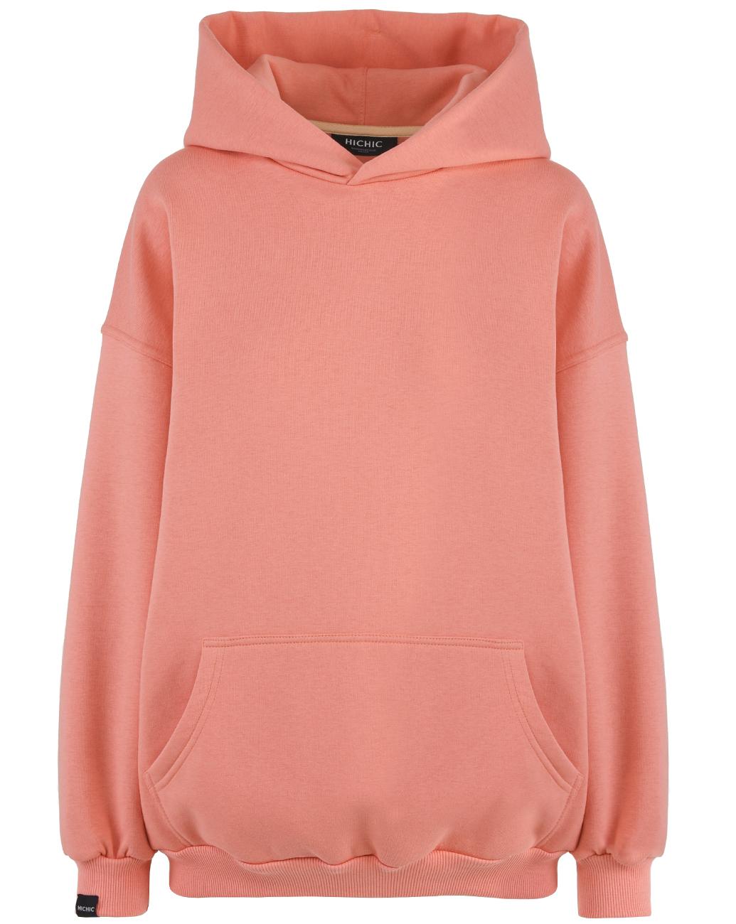 PEACH PINK OVERSIZED MIKINA HICHIC Moodie