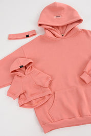 PEACH PINK OVERSIZED SWEATSHIRT HICHIC Moodie