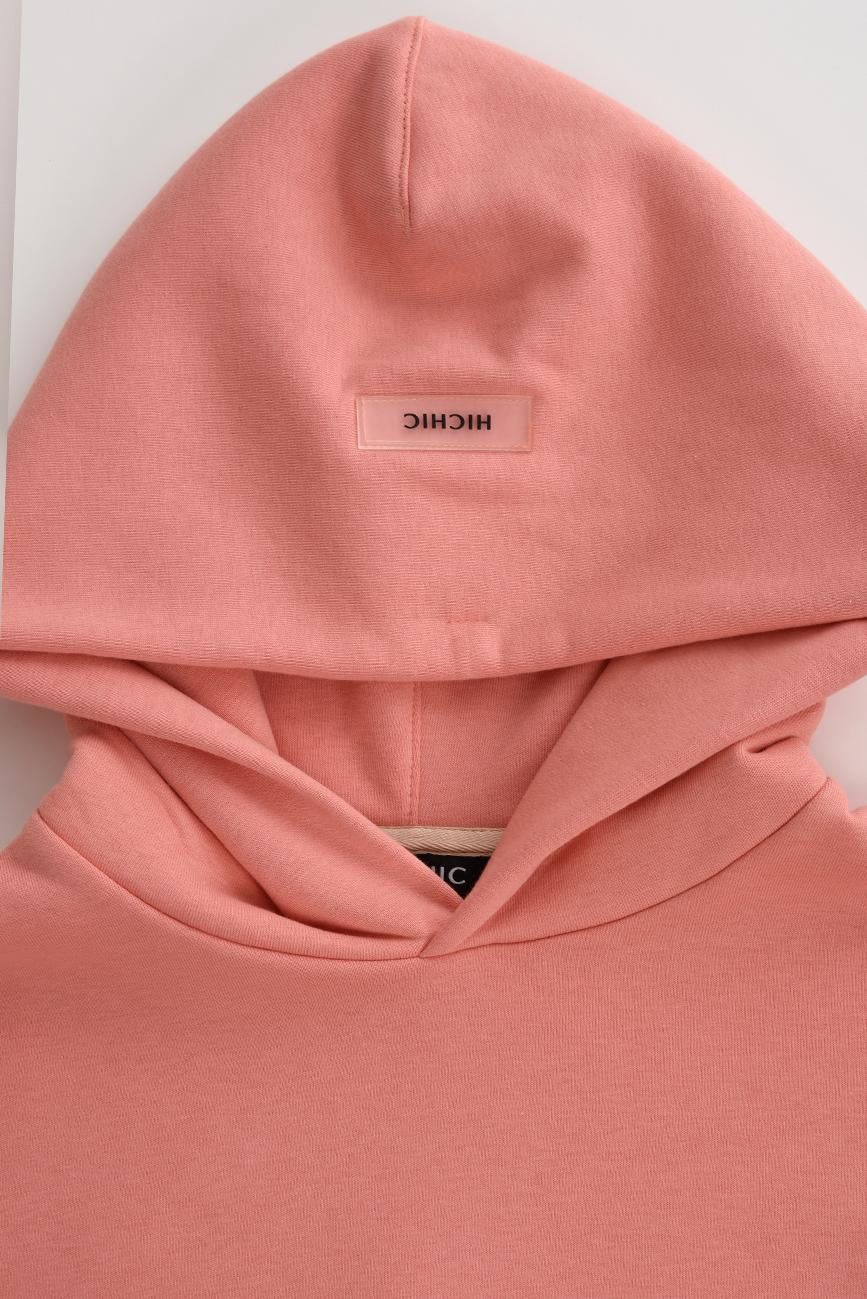 PEACH PINK OVERSIZED SWEATSHIRT HICHIC Moodie