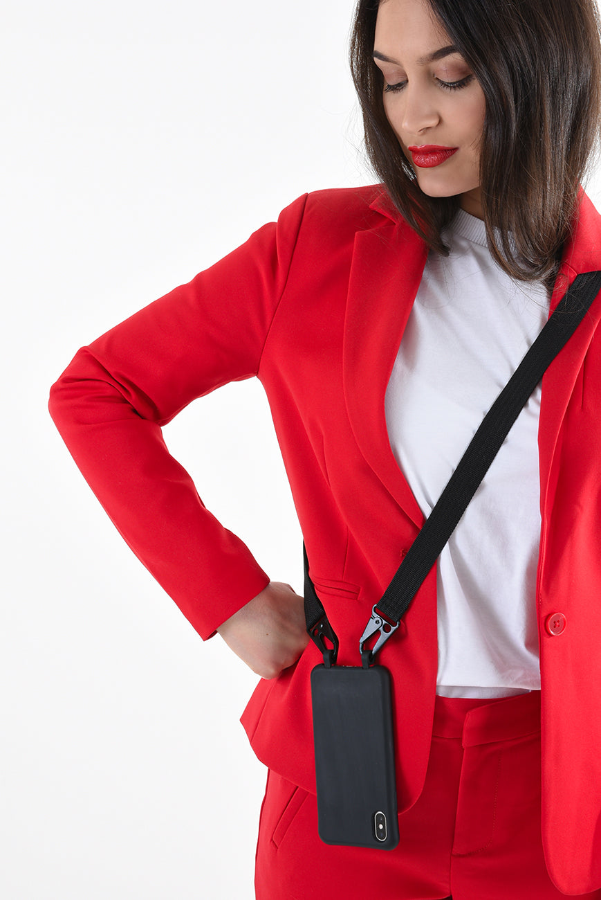  BLACK CROSSBODY CASE 2in1  HICHIC