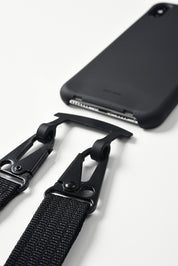  BLACK CROSSBODY CASE 2in1  HICHIC