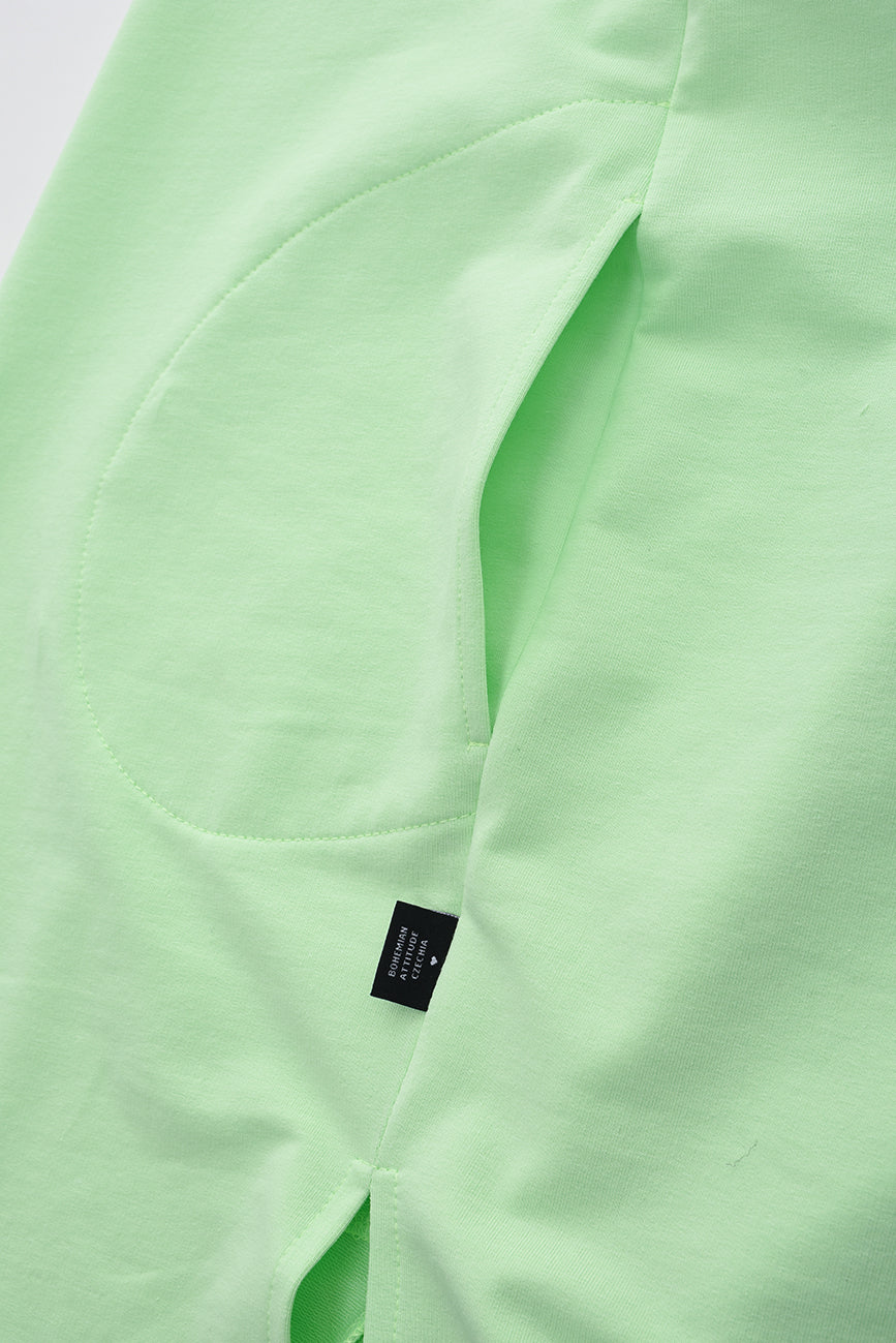 PISTACHIO POCKET SWEAT DRESS HICHIC Mina 
