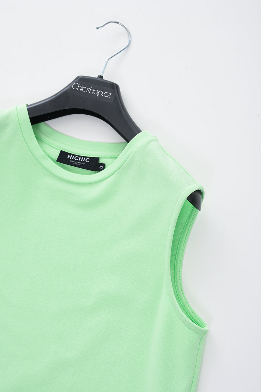 PISTACHIO POCKET SWEAT DRESS HICHIC Mina 