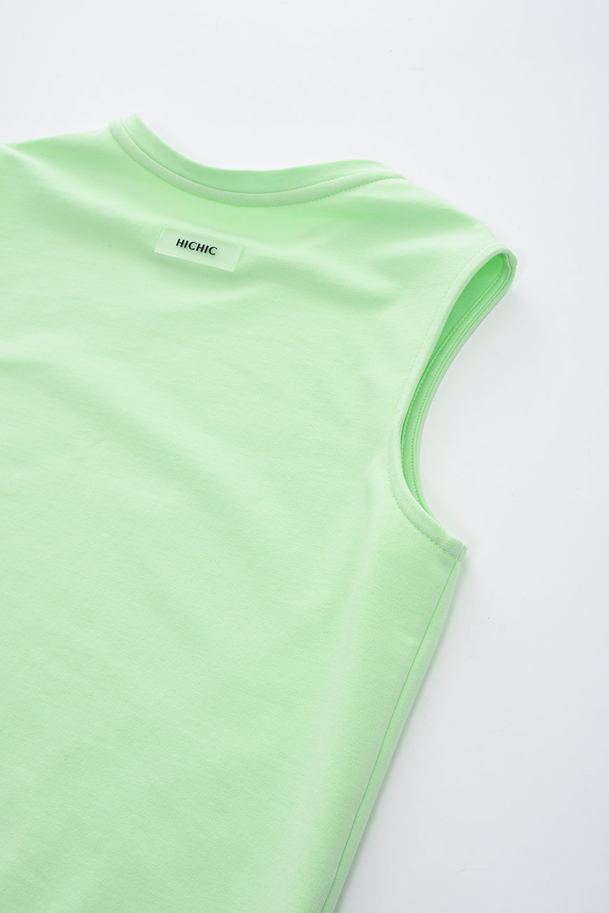 PISTACHIO POCKET SWEAT DRESS HICHIC Mina 