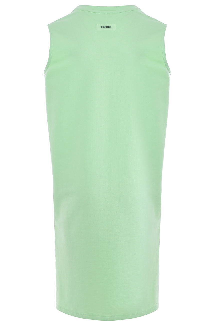 PISTACHIO POCKET SWEAT DRESS HICHIC Mina 