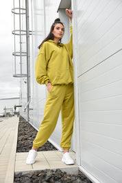SWEATSHIRT GOLDEN OLIVE HICHIC SweetPants