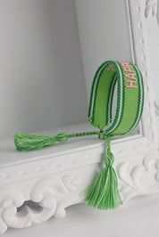 HICHIC Happiness GREEN KNITTED BRACELET