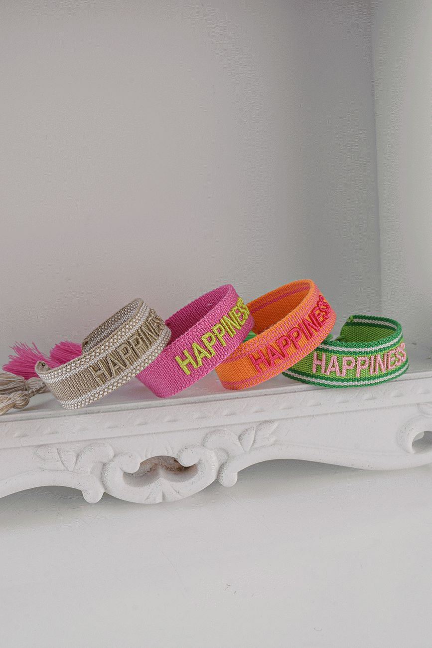 HICHIC Happiness GREEN KNITTED BRACELET