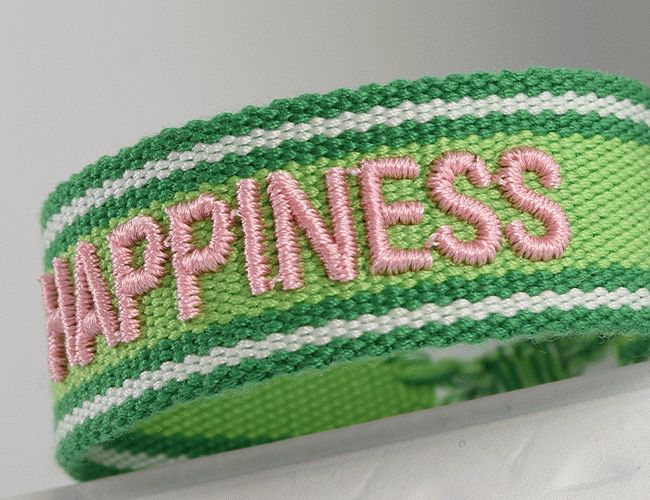 HICHIC Happiness GREEN KNITTED BRACELET